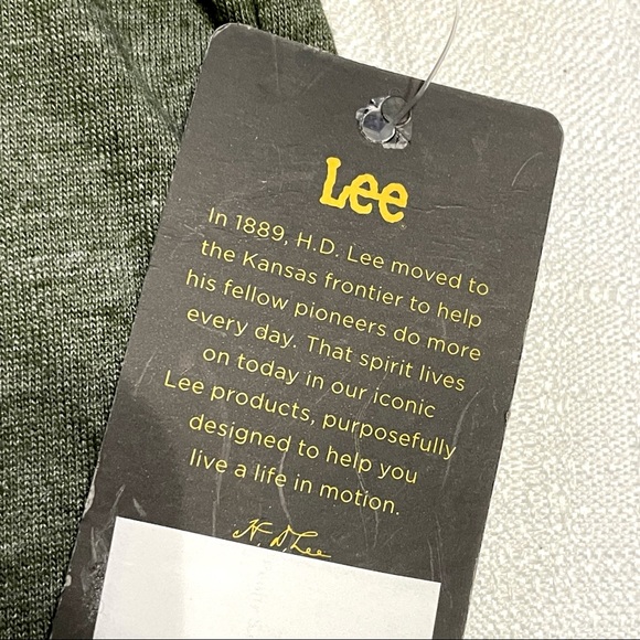 Lee Men’s Short Sleeve T-Shirt Crewneck Cotton Blend Size L NWT - Picture 6 of 14